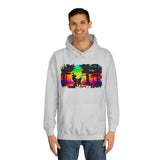 Two Robots In A Forest Hoodie Printify