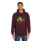 Two Robots In A Forest Hoodie Printify