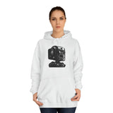 Robot Boombox Head Hoodie Printify