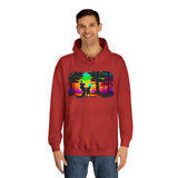 Two Robots In A Forest Hoodie Printify