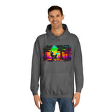 Two Robots In A Forest Hoodie Printify