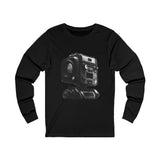 Robot Boombox Head - Unisex Jersey Long Sleeve T-Shirt - NEXTHREADZ Apparel Inc