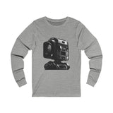 Robot Boombox Head - Unisex Jersey Long Sleeve T-Shirt - NEXTHREADZ Apparel Inc