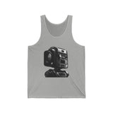 Robot Boombox Head - Unisex Tank Top - NEXTHREADZ Apparel Inc