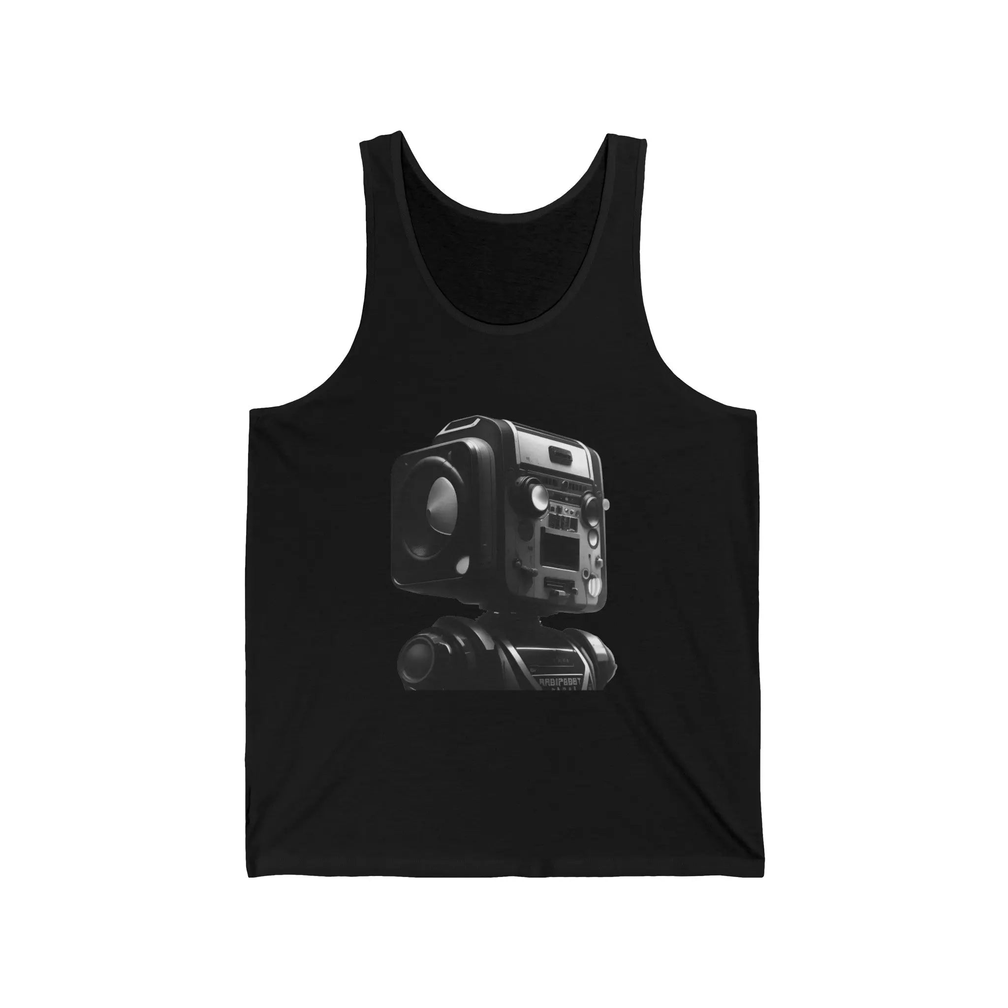 Robot Boombox Head - Unisex Tank Top - NEXTHREADZ Apparel Inc