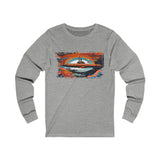 Submarine In Outer Space - Unisex Jersey Long Sleeve T-Shirt - NEXTHREADZ Apparel Inc