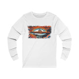 Submarine In Outer Space - Unisex Jersey Long Sleeve T-Shirt - NEXTHREADZ Apparel Inc