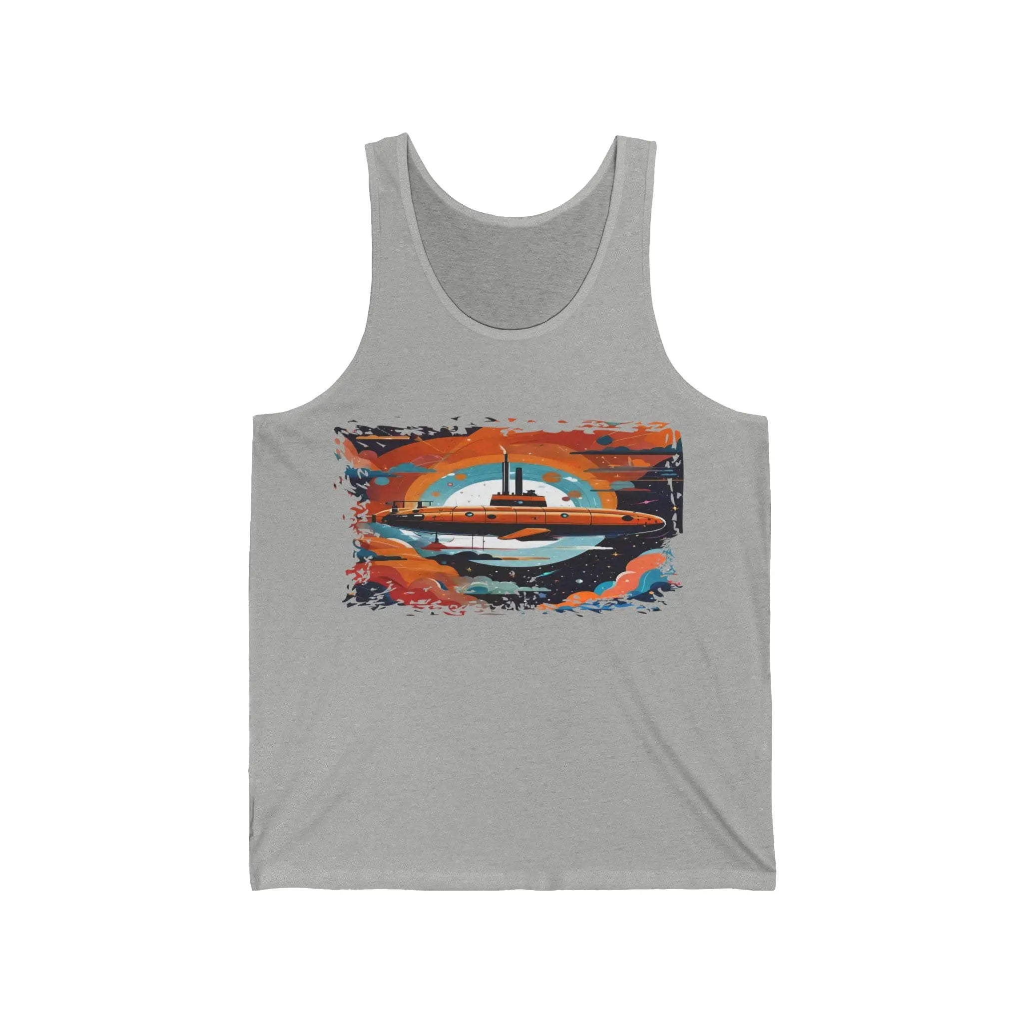 Submarine In Outer Space - Unisex Tank Top - NEXTHREADZ Apparel Inc