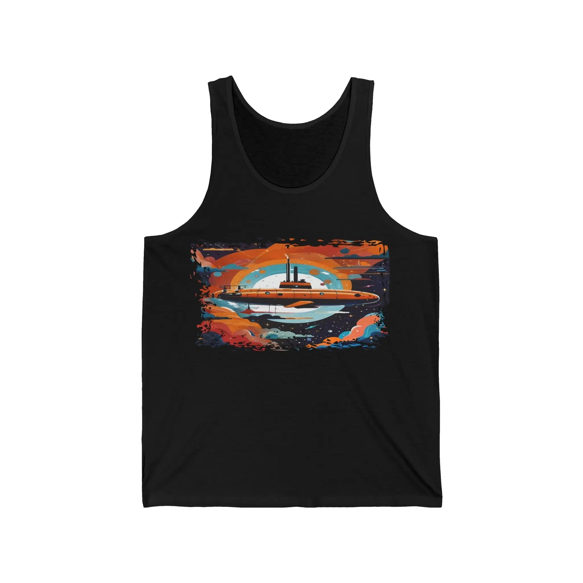 Submarine In Outer Space - Unisex Tank Top - NEXTHREADZ Apparel Inc