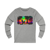 Two Robots In A Forest - Unisex Jersey Long Sleeve T-Shirt - NEXTHREADZ Apparel Inc