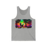 Two Robots In A Forest - Unisex Tank Top - NEXTHREADZ Apparel Inc