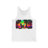 Two Robots In A Forest - Unisex Tank Top - NEXTHREADZ Apparel Inc